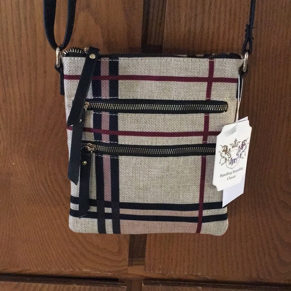 Handbags - Burberry look crossbody bag